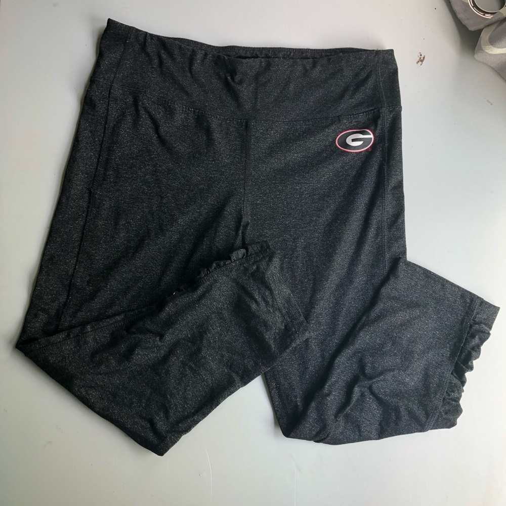 Georgia Bulldog Capri Leggings Black size M